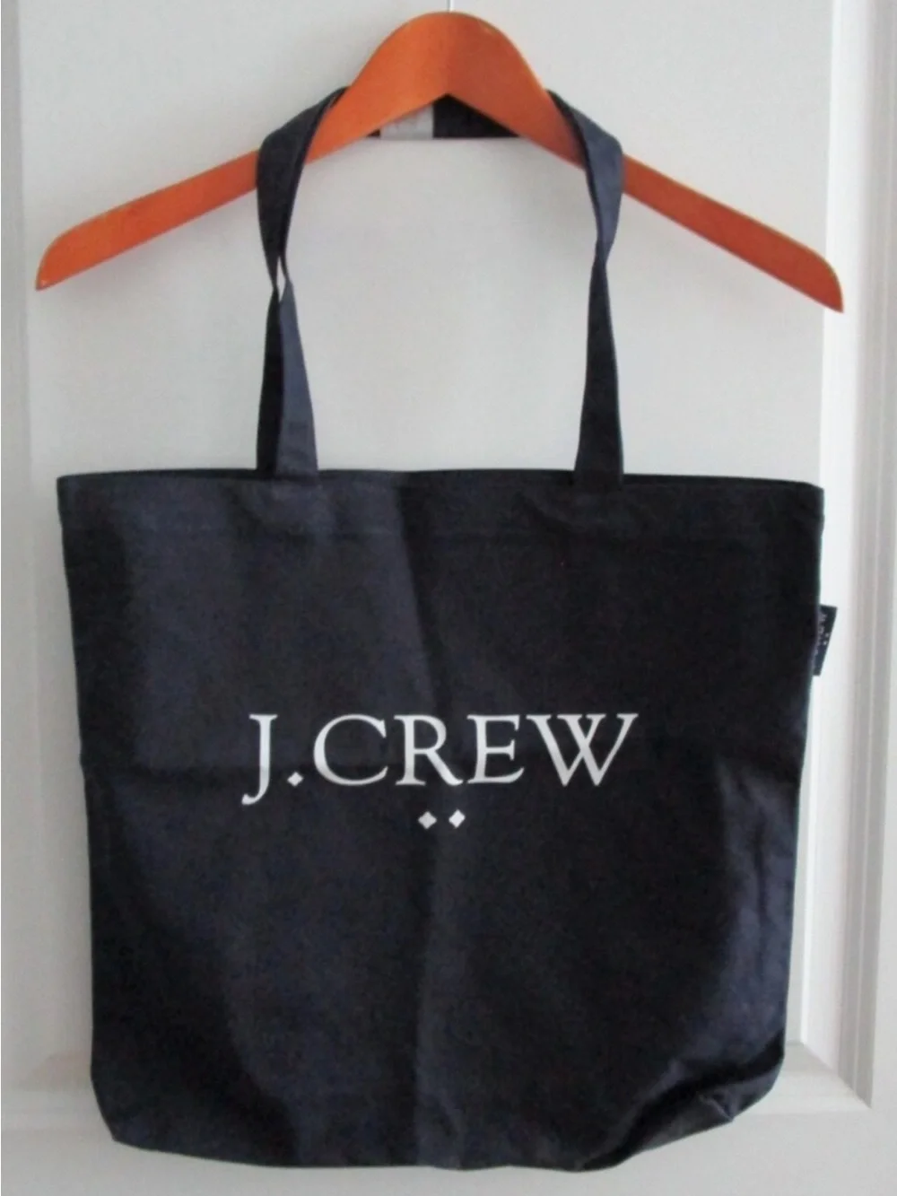 J.Crew Navy Canvas Tote Bag classic w/ tags